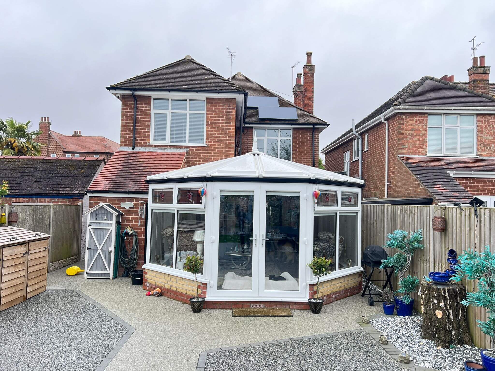 White Thermotec Conservatory Roof Replacement Skegness